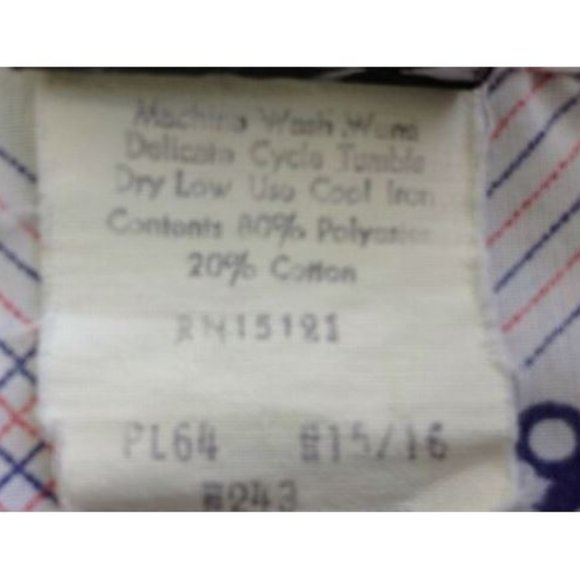 Women's Blue Nautical Long Sleeve Blouse 15/16 - Picture 5 of 5